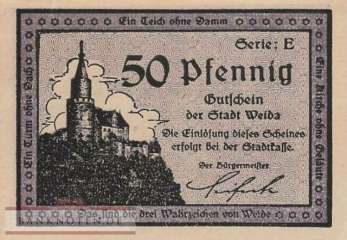 Weida - 50  Pfennig (#VAW017_2b_UNC)
