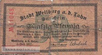 Weilburg - 50  Pfennig (#VAW019_1_G)
