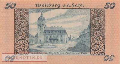 Weilburg - 50  Pfennig (#VAW019_3_UNC)