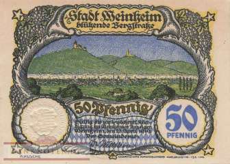 Weinheim - 50  Pfennig (#VAW021_2b_UNC)