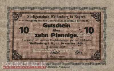 Weissenburg - 10  Pfennig (#VAW022_1aE_UNC)