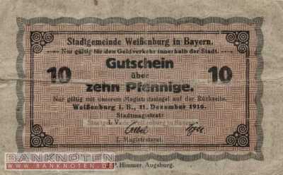 Weissenburg - 10  Pfennig (#VAW022_1a_F)