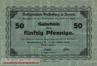 Weissenburg - 50  Pfennig (#VAW022_1cE_UNC)