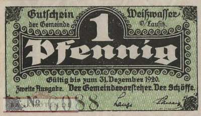 Weisswasser - 1  Pfennig (#VAW025_4a_UNC)