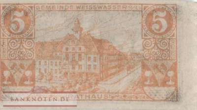 Weisswasser - 5  Pfennig (#VAW025_4d_UNC)