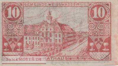 Weisswasser - 10  Pfennig (#VAW025_4e_UNC)