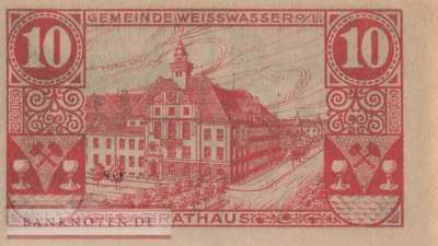 Weisswasser - 10  Pfennig (#VAW025_5a_UNC)