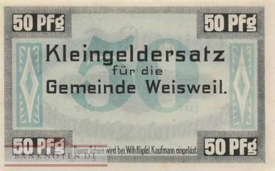 Weisweil - 50  Pfennig (#VAW026_1a_UNC)