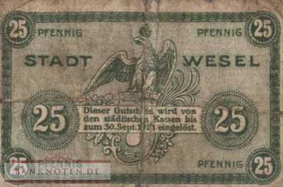 Wesel - 25  Pfennig (#VAW031_2a_VG)