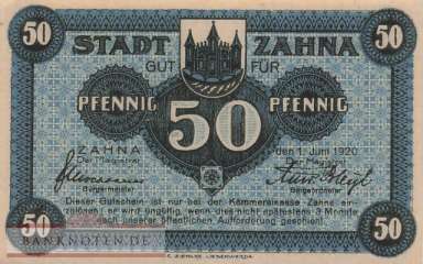 Zahna - 50  Pfennig (#VAZ001_1g_UNC)