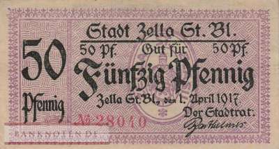 Zella-St. Blasii - 50  Pfennig (#VAZ007_1a_AU)