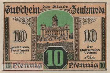 Zeulenroda - 10  Pfennig (#VAZ008_4b_UNC)