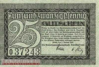 Zittau - 25  Pfennig (#VAZ013_2a_UNC)