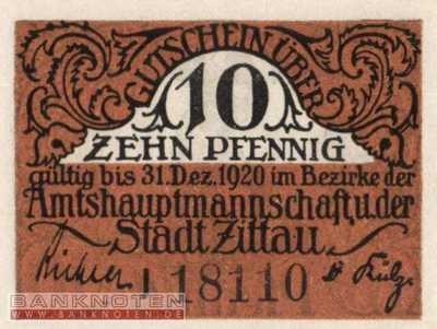 Zittau - 10  Pfennig (#VAZ013_3_UNC)
