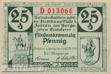 Zobten am Berge - 25  Pfennig (#VAZ015_1h_UNC)