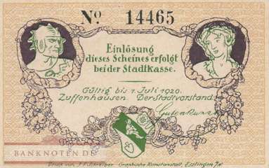 Zuffenhausen - 50  Pfennig (#VAZ018_1_UNC)