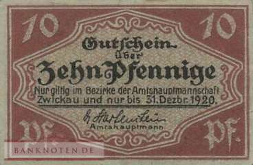 Zwickau - 10  Pfennig (#VAZ022_6b_AU)