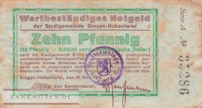 Singen - 10 Goldpfennig Mark (#WBN_4640-3a_F)