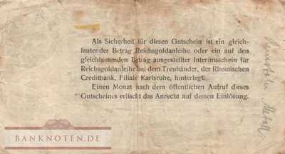 Karlsruhe - 0,42  Goldmark (#WBN_K006-2_VG)