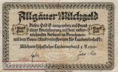 Kaufbeuren - 1  Goldmark (#WBN_K012-2_F)