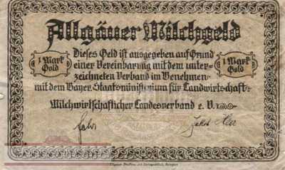 Kaufbeuren - 1  Goldmark (#WBN_K012-2_VG)