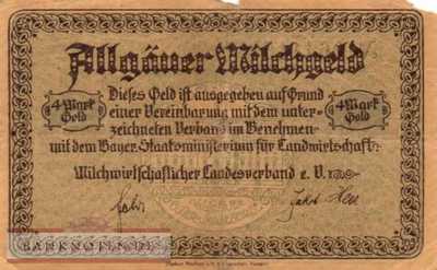 Kaufbeuren - 4  Goldmark (#WBN_K012-3_VG)