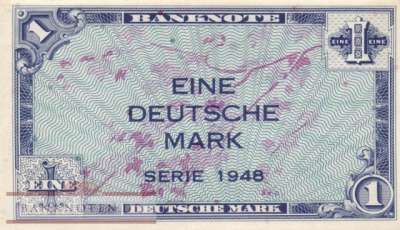 Deutschland - 1  Deutsche Mark (#WBZ-02_AU)