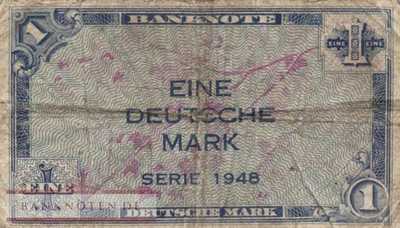 Deutschland - 1  Deutsche Mark (#WBZ-02_VG)