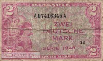 Germany - 2  Deutsche Mark (#WBZ-03a_VG)