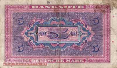 Deutschland - 5  Deutsche Mark (#WBZ-04a_F)