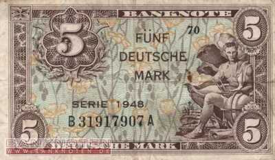 Deutschland - 5  Deutsche Mark (#WBZ-04a_F)