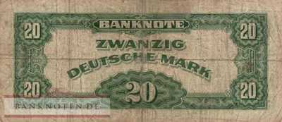 Germany - 20  Deutsche Mark (#WBZ-06_F)