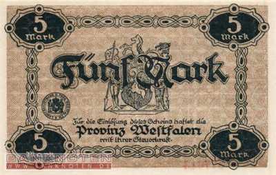 Westfalen - 5  Mark (#WFA01b_UNC)