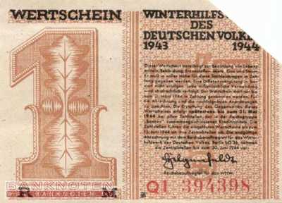 Winterhilfswerk - 1  Reichsmark (#WH40b_AU)