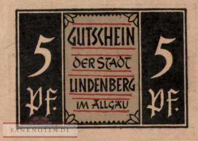 Lindenberg i. Allgäu - 5  Pfennig (#XNL001_1_UNC)