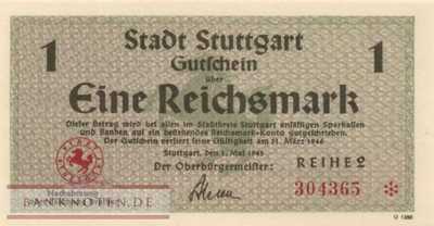 Stuttgart - 1  Reichsmark (#XNS001b_UNC)