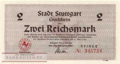 Stuttgart - 2  Reichsmark (#XNS002b_UNC)