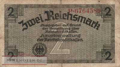 Germany - 2  Reichsmark (#ZWK-003a_F)