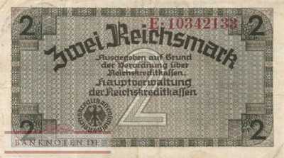 Germany - 2  Reichsmark (#ZWK-003b_VF)