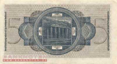 Deutschland - 5  Reichsmark (#ZWK-004b_XF)