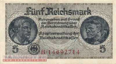 Deutschland - 5  Reichsmark (#ZWK-004b_XF)