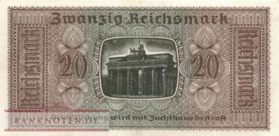 Germany - 20  Reichsmark (#ZWK-005a_XF)