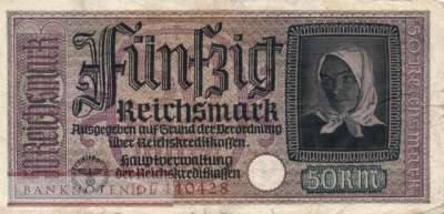Deutschland - 50  Reichsmark (#ZWK-006a_F)