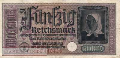 Germany - 50  Reichsmark (#ZWK-006a_F)