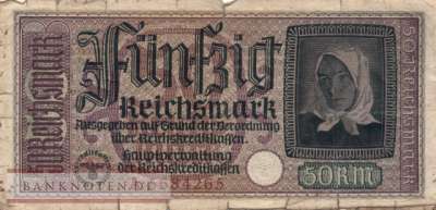 Deutschland - 50  Reichsmark (#ZWK-006a_VG)