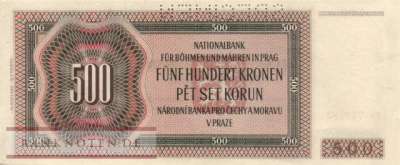 Protektorat Böhmen und Mähren - 500  Kronen - SPECIMEN (#ZWK-018b_AU)