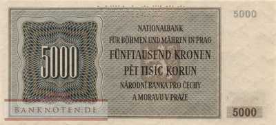 Protectorate of Bohemia and Moravia - 5.000  Kronen - SPECIMEN (#ZWK-023b_UNC)