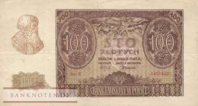 Germany - 100  Zloty (#ZWK-032_VF)