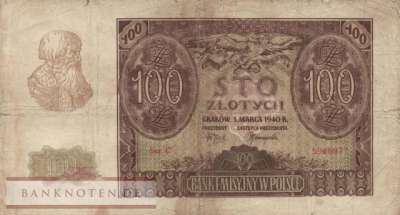 Deutschland - 100  Zloty (#ZWK-032_VG)