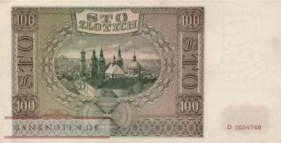 Germany - 100  Zloty (#ZWK-038_AU)